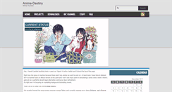 Desktop Screenshot of anime-destiny.org