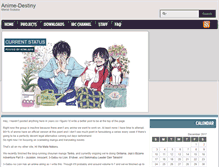 Tablet Screenshot of anime-destiny.org